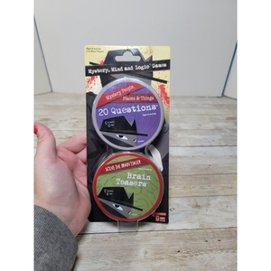 Mystery, Mind and Logic Games 2 Pack - 20 Questions and Brain Teasers University